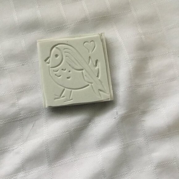 Two sides hand made rubber stamp - Picture 2 of 2